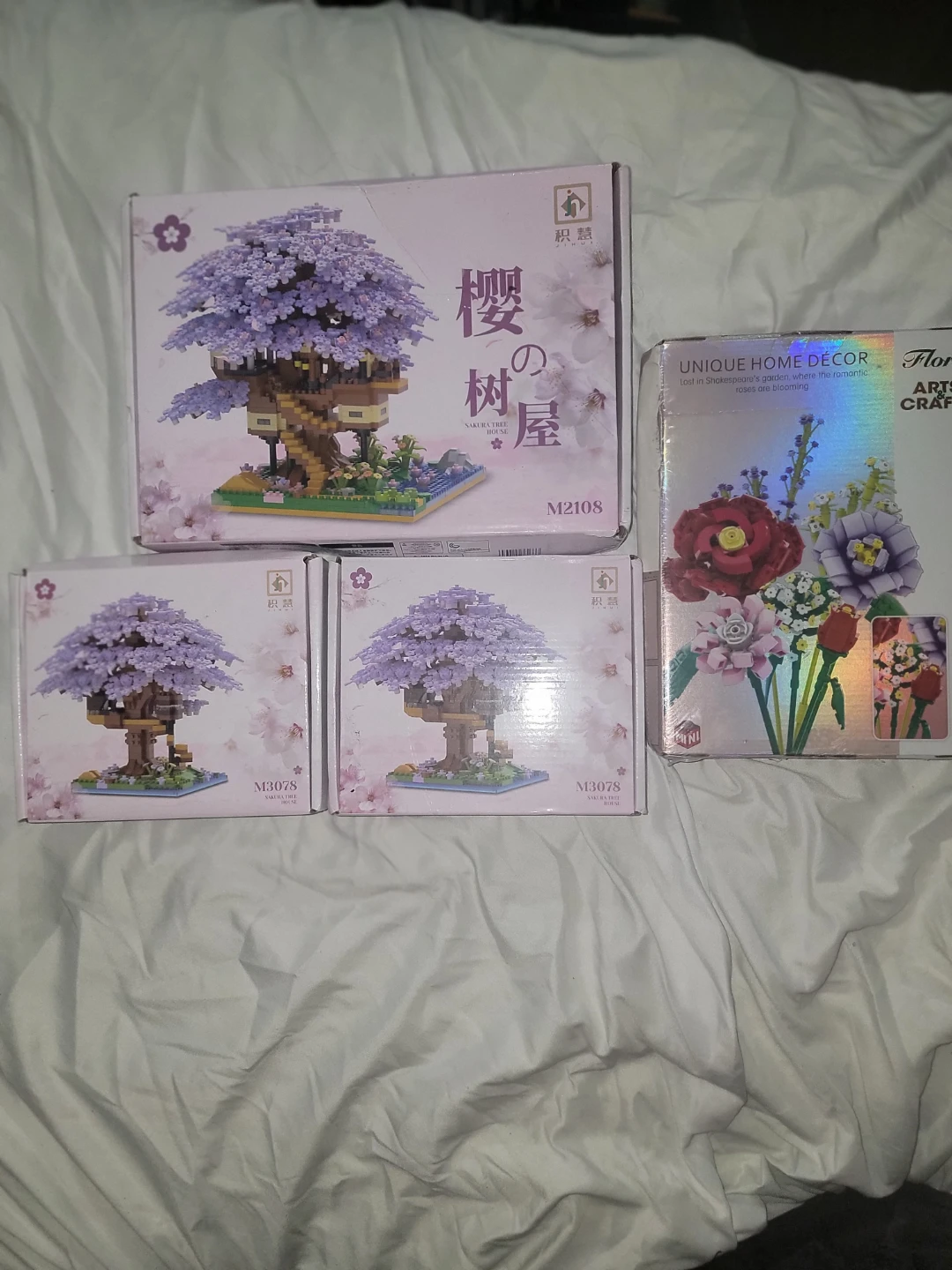 Lego Flowers. Roses. Plants. Sakura Treehouse kid gift - photo 3