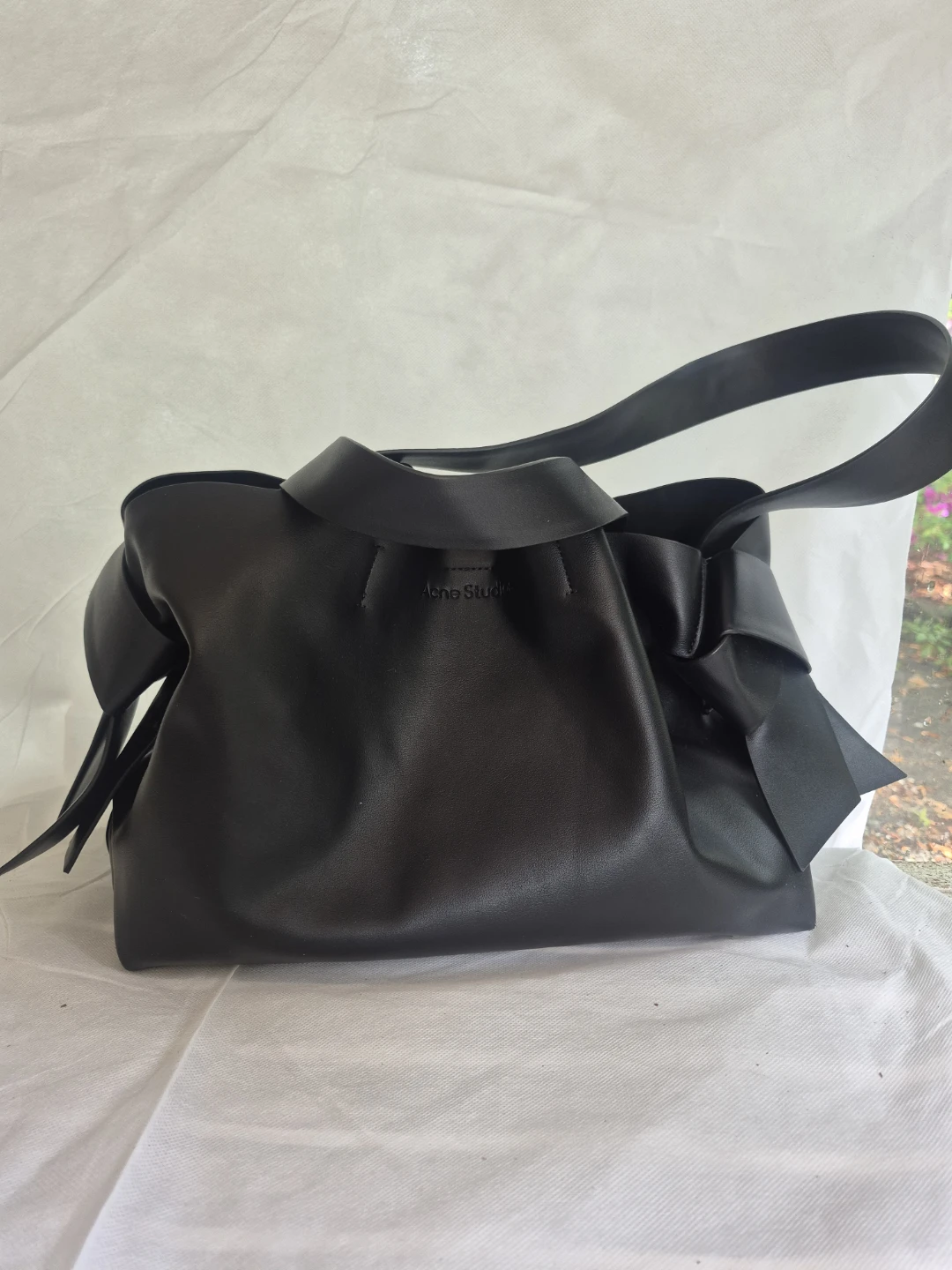 Acne Studios Black Leather Tote Bag - photo 4