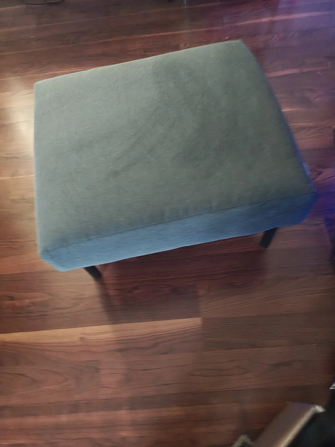 Grey Fabric Ottoman/Footstool - photo 2