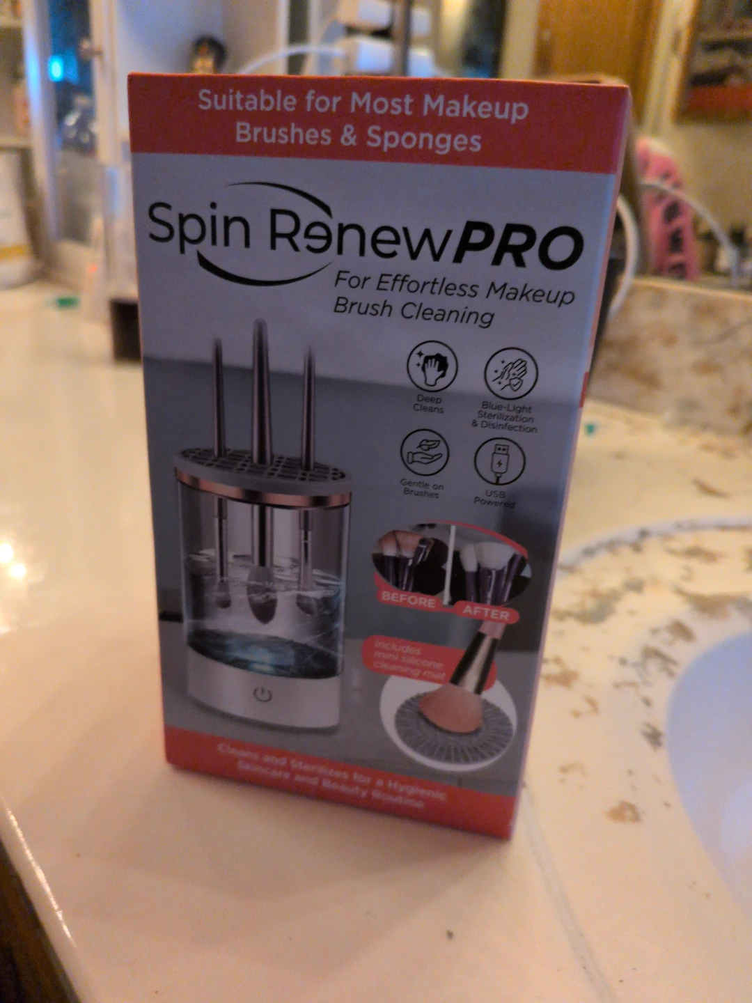 Spin RenewPRO Makeup Brush Cleaner