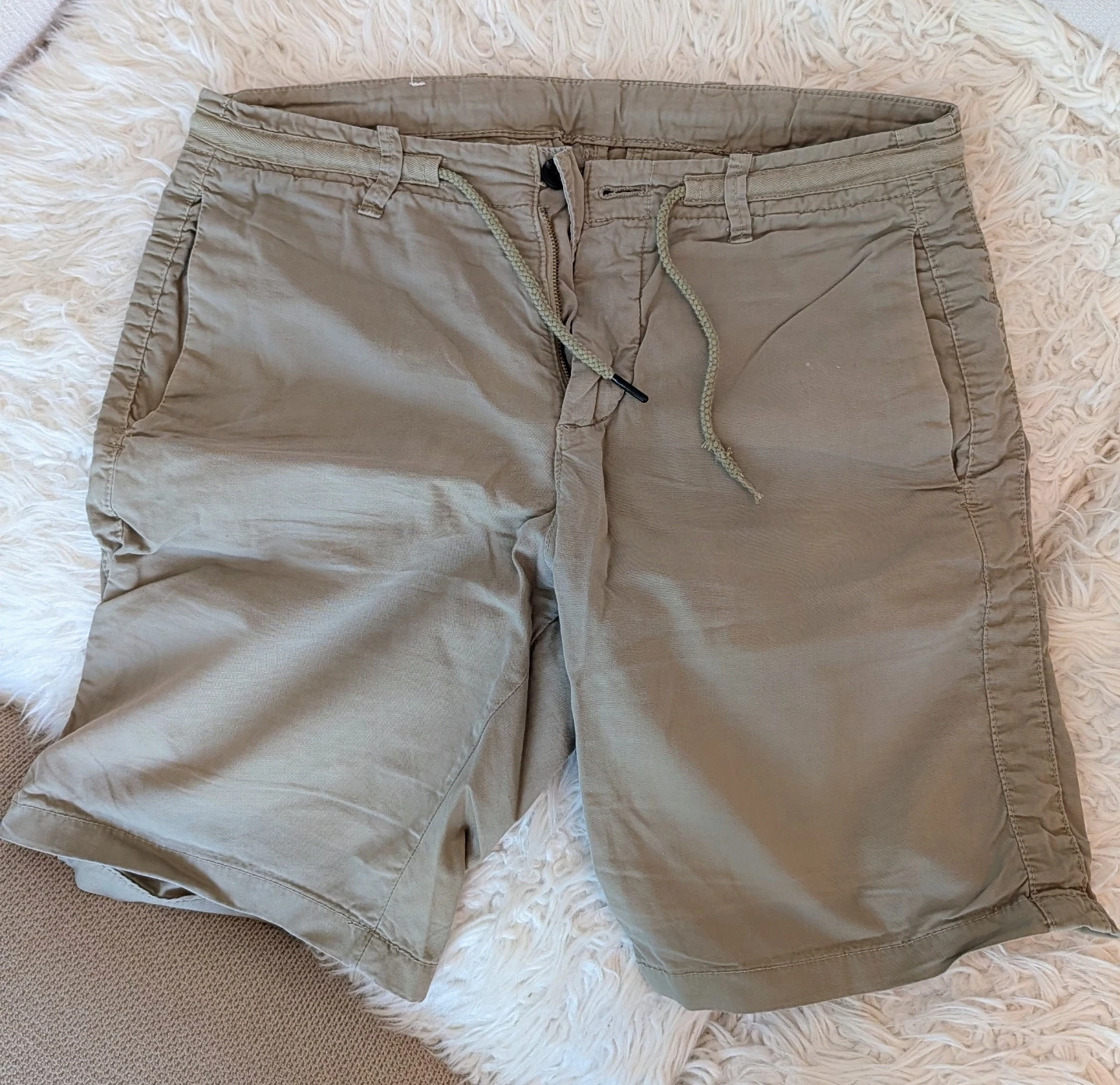 Men's Khaki Cargo Shorts