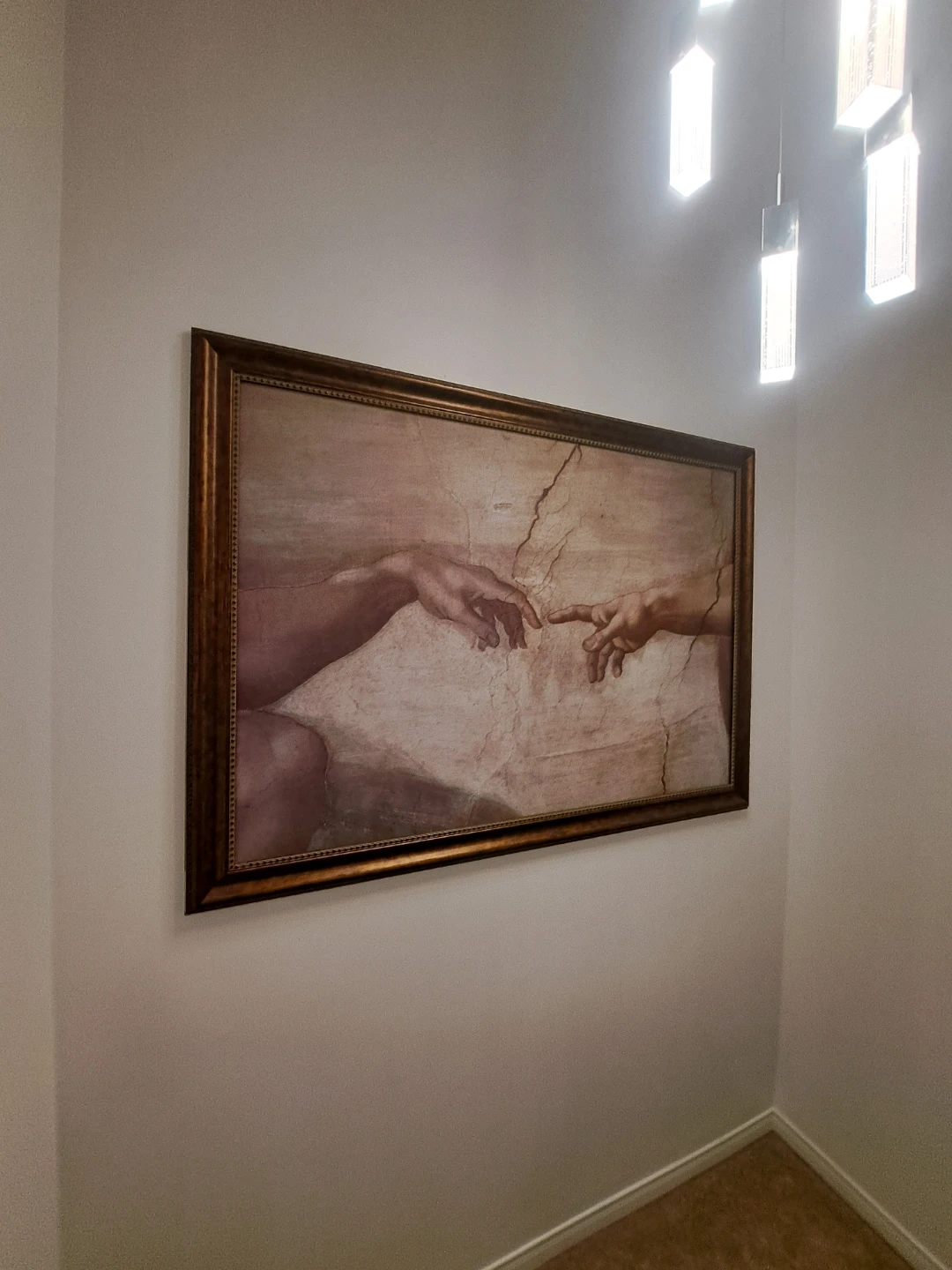 Framed "The Creation of Adam" Art Print - photo 3