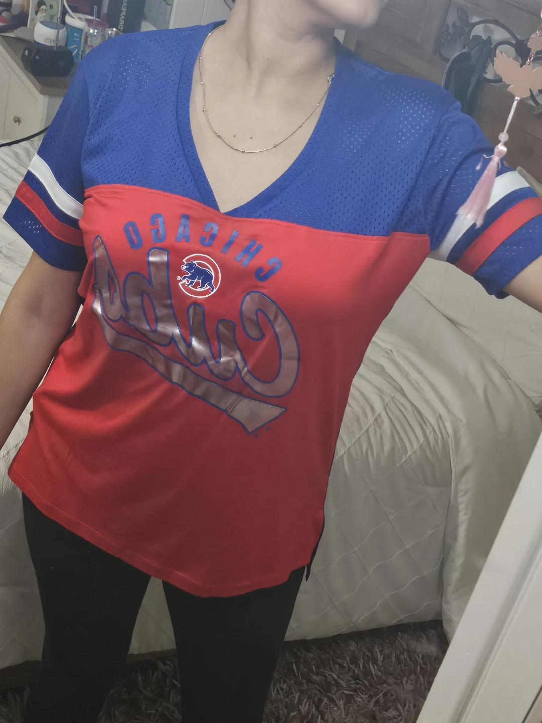 Majestic Chicago Cubs V-Neck T-Shirt - photo 2