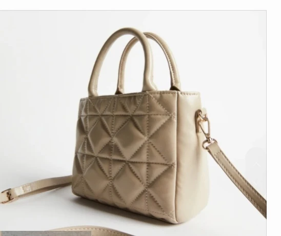 Quilted Top Handle Bag H&M