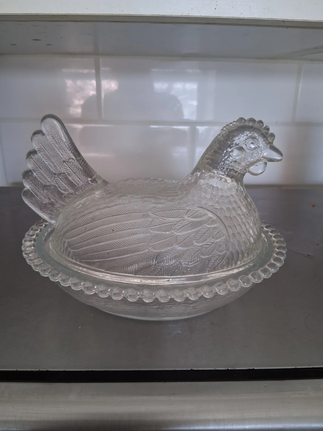 Glass Chicken Covered Dish - photo 2