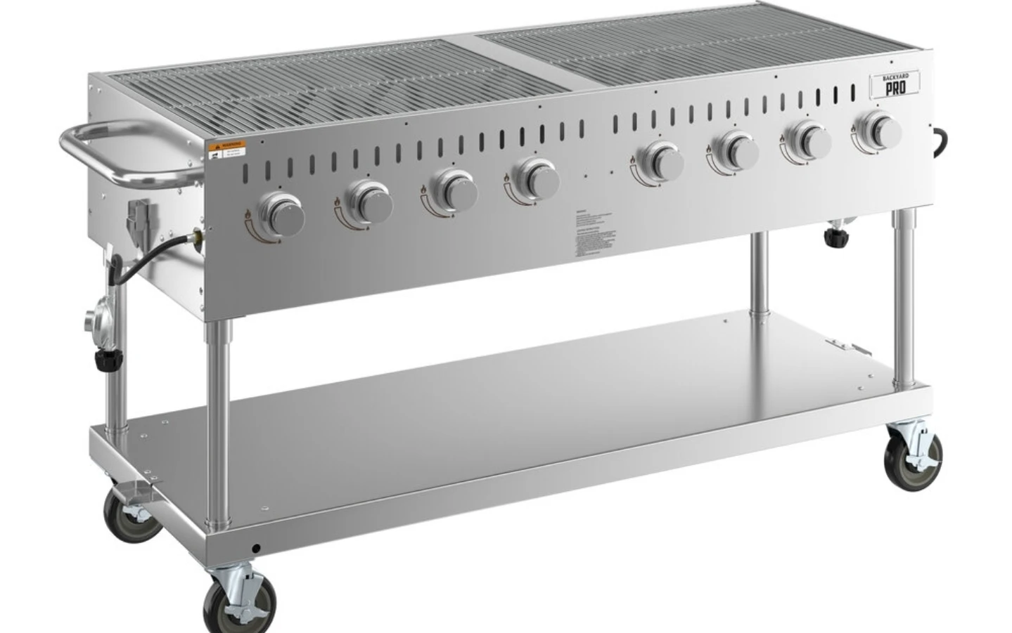 Backyard Pro 8-Burner Stainless Steel Propane Grill - photo 4