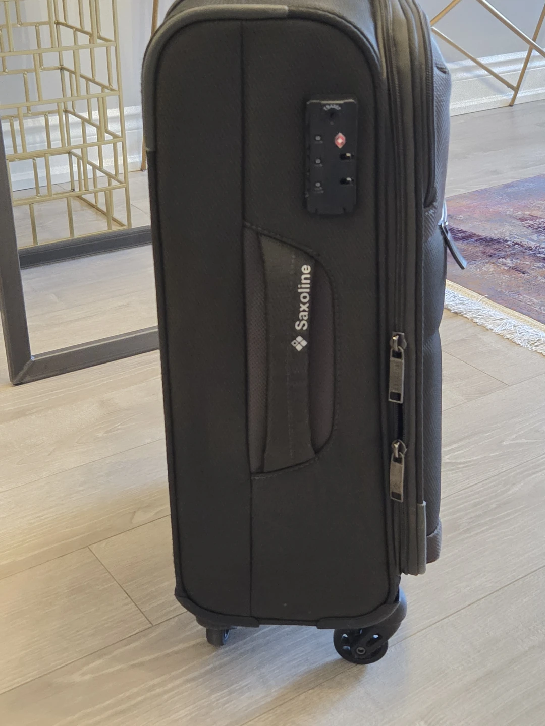 Saxoline Grey Hardside Spinner Luggage - photo 4