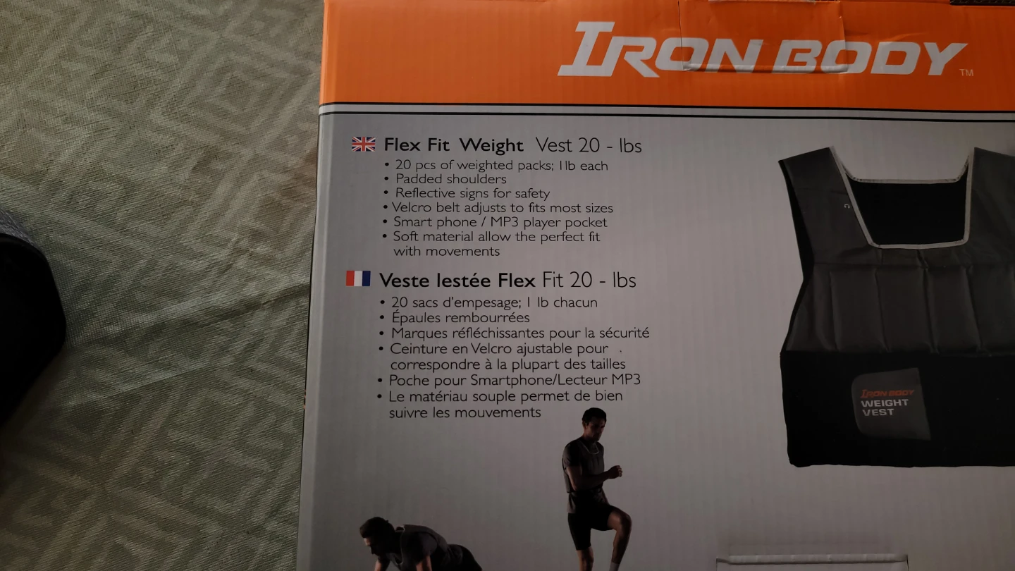 Iron Body Flex Fit Weight Vest 20 lbs - photo 4