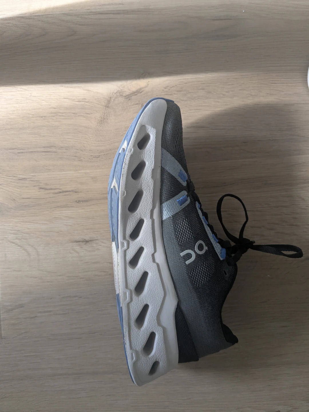 On Cloudswift Running Shoes - Women's Size 7 - Black/Blue