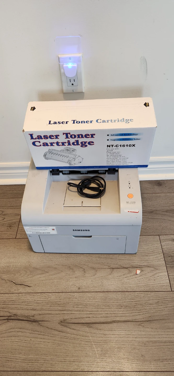 Samsung ML-2510 Laser Printer with Toner Cartridge - photo 2