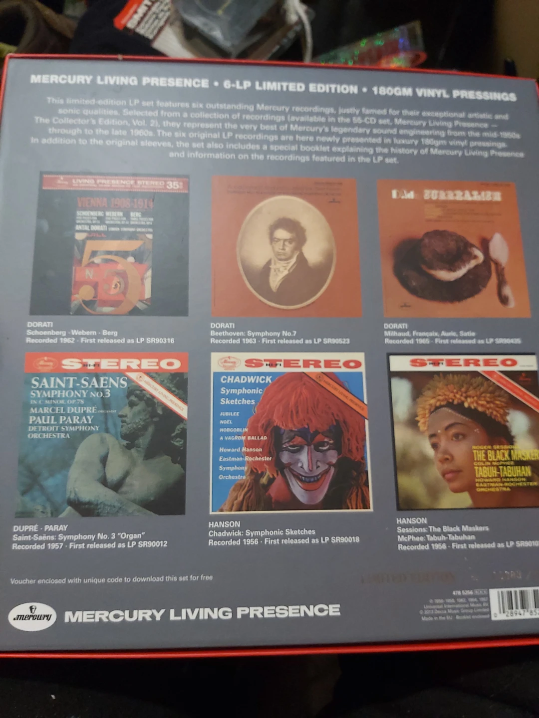 Mercury Living Presence The Collector's Edition 2 just the box - photo 2