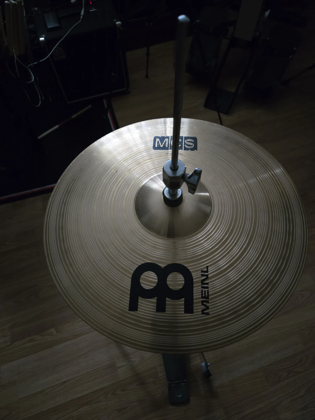 Pearl Bass Drum Pedal & Meinl MCS 14" Hi-Hat Top Cymbal - photo 2