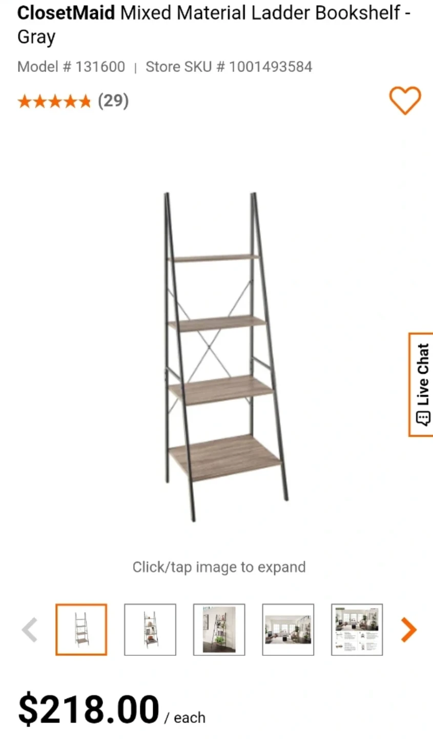 Ladder Bookshelf