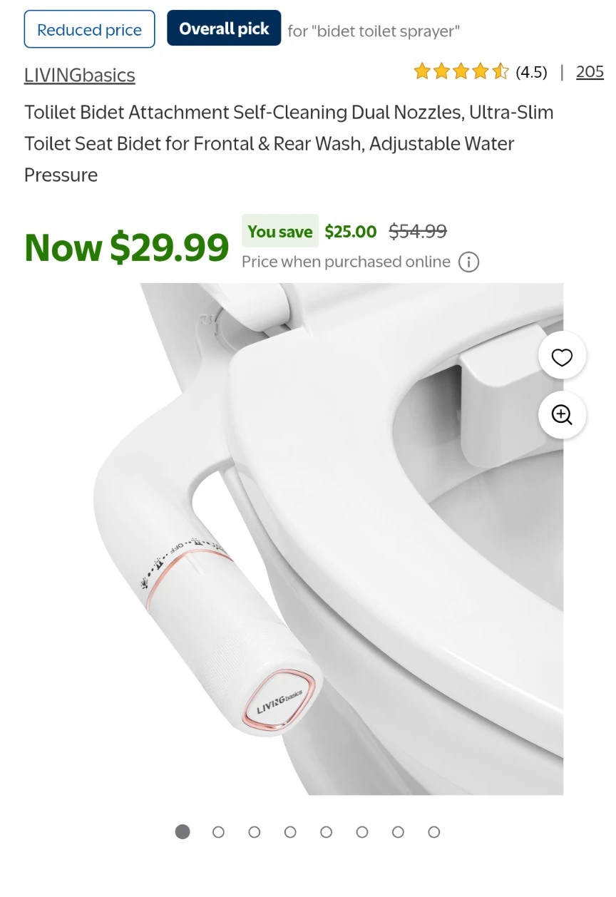 Bidet Attachment Piece