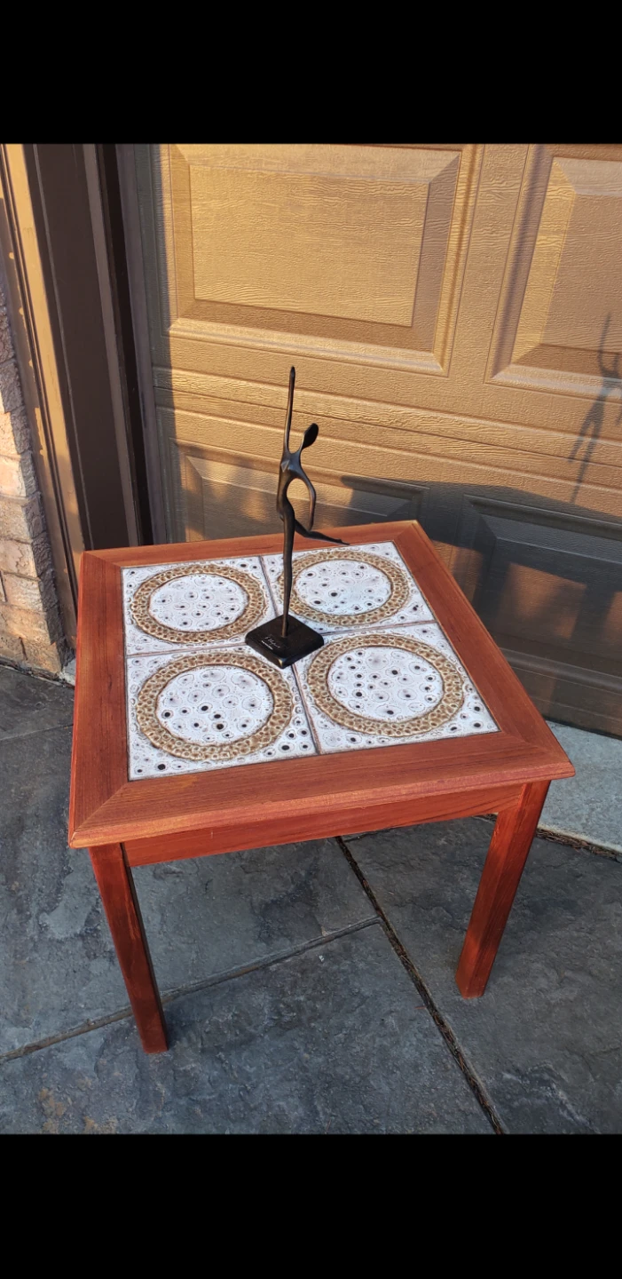 Teak tile Table MCM