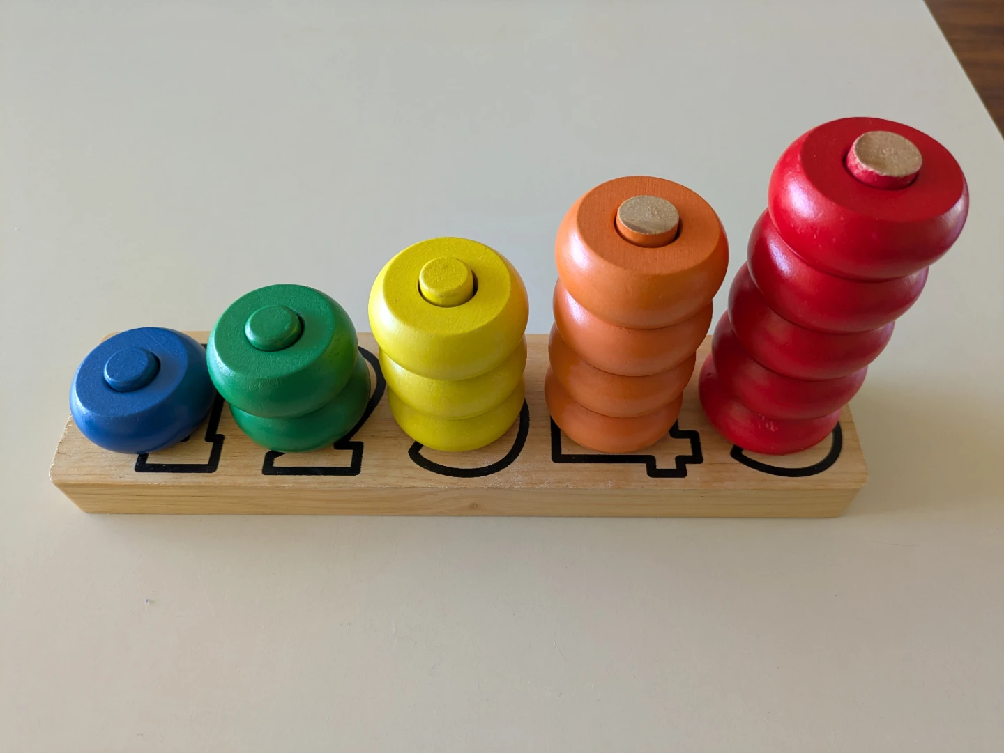 Wooden Counting Stacker Toy