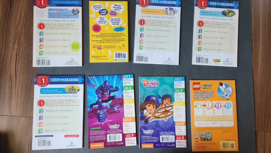 8 books - 7 Step Into Reading books and 1 joke book - photo 2