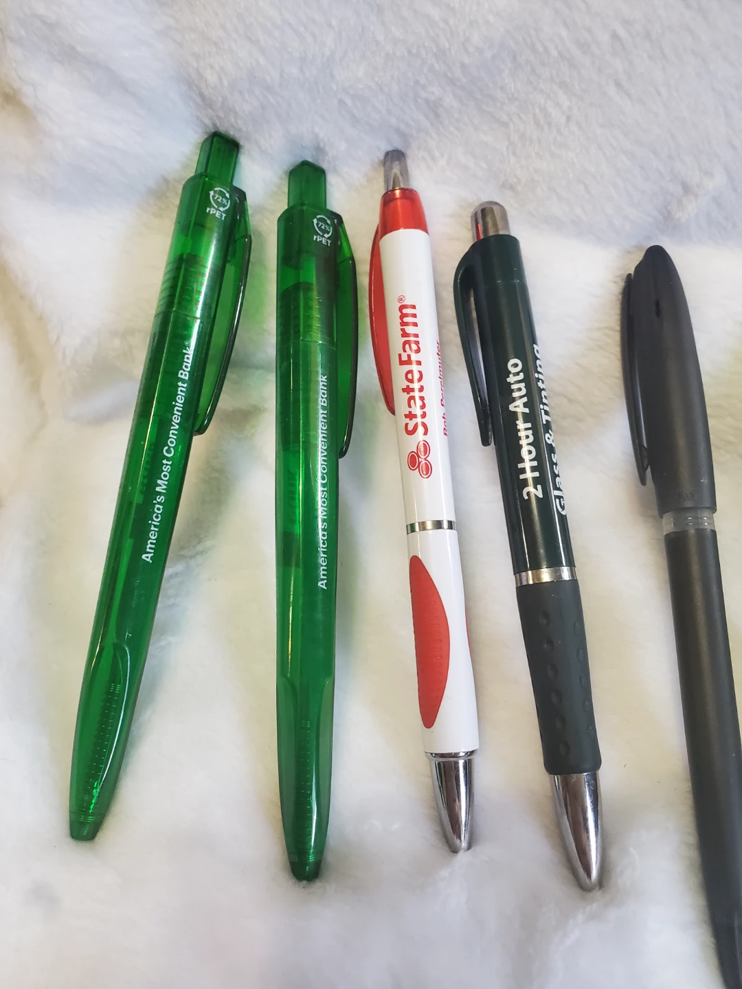 Lot of 10 Promotional Ballpoint Pens - Various Brands - photo 2