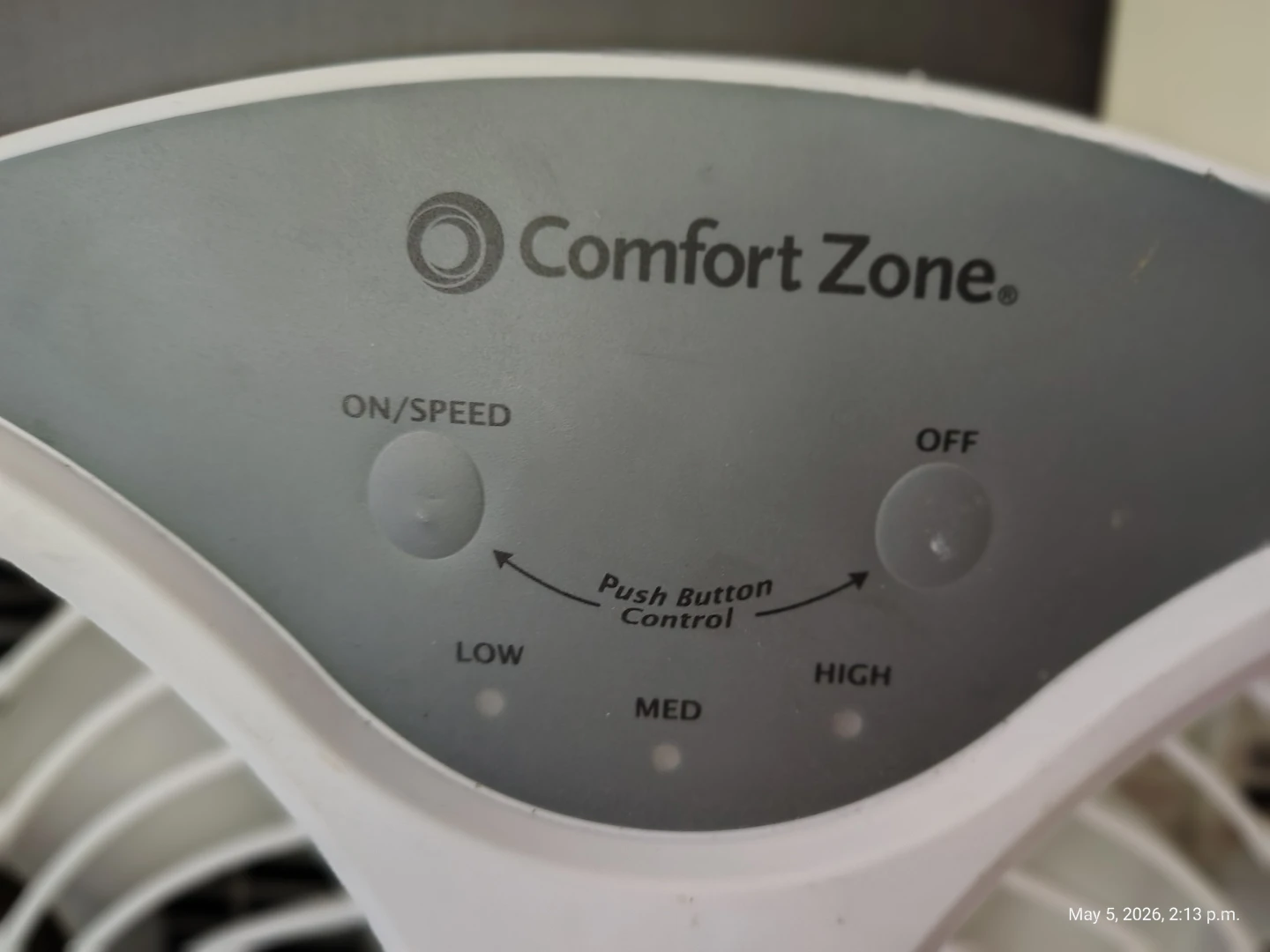 Electronic 10 Inch Window Fan Comfort Zone - photo 3