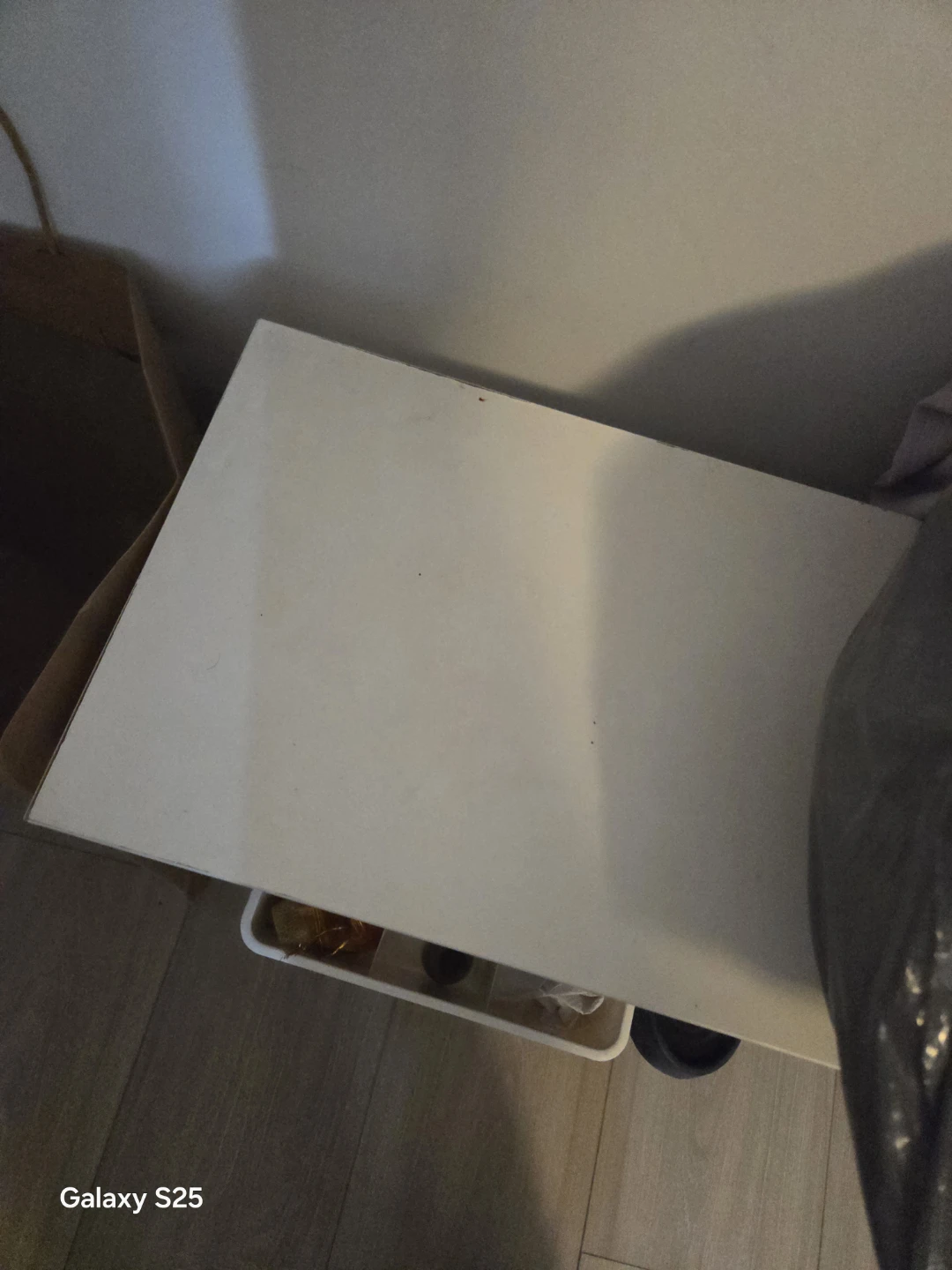 White Storage Bench