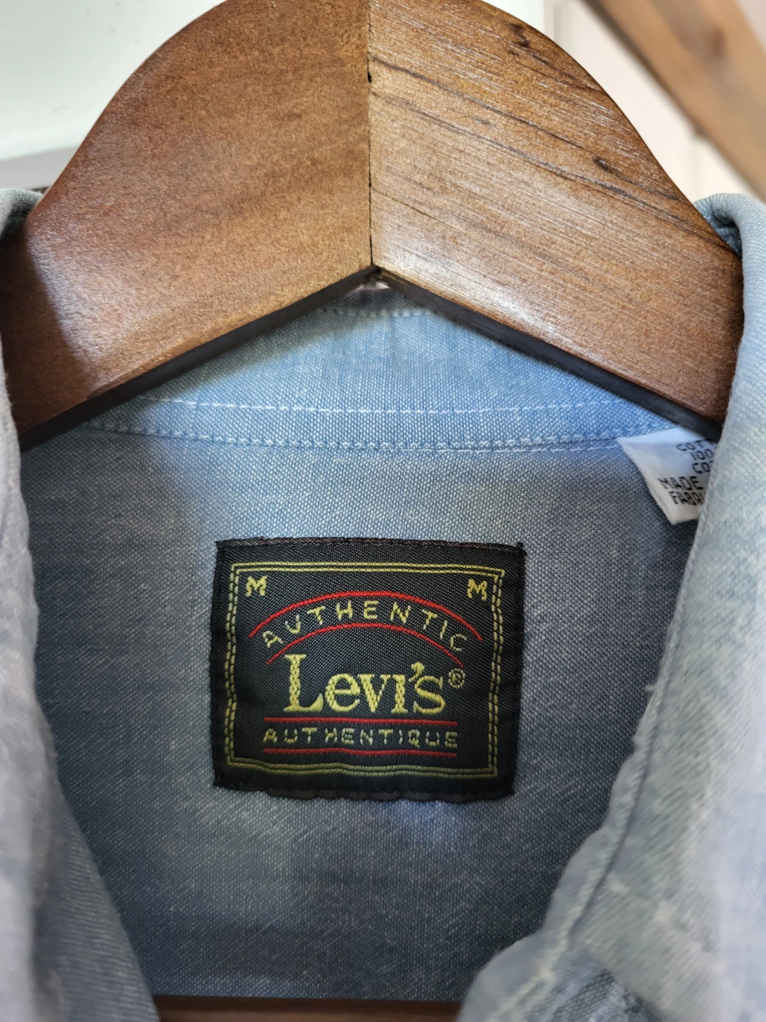 Levis Light Blue Button-Up Shirt - photo 2
