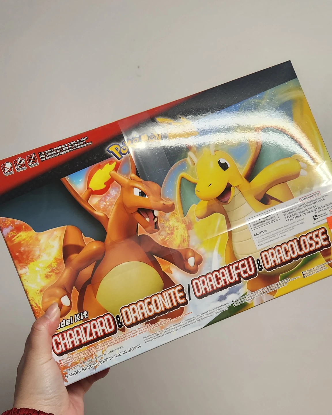 Pokemon Charizard & Dragonite Plastic Model Kit