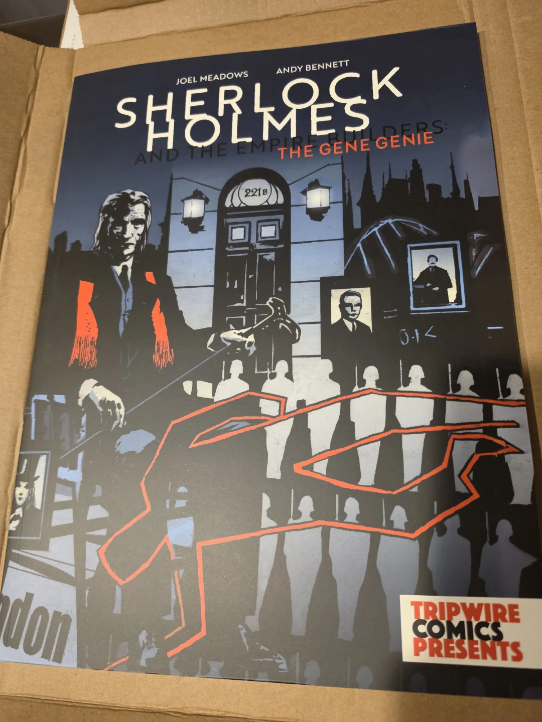 Sherlock Holmes and the Empire Builders: The Gene Genie Comic