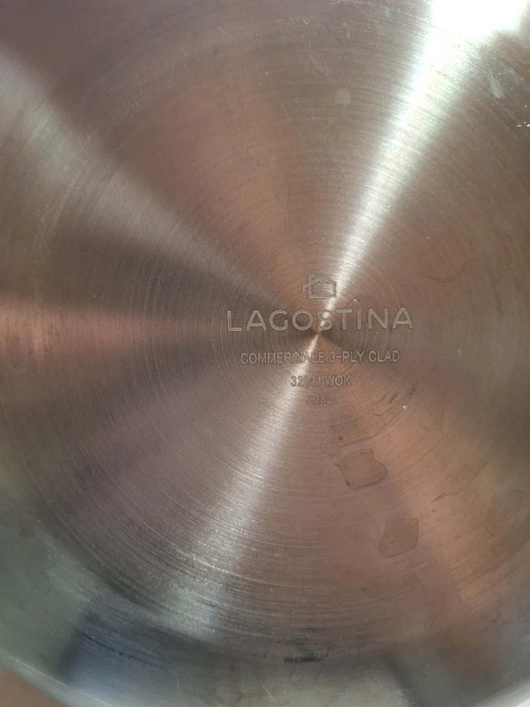 Lagostina Commercial 3-Ply Clad 32cm Wok