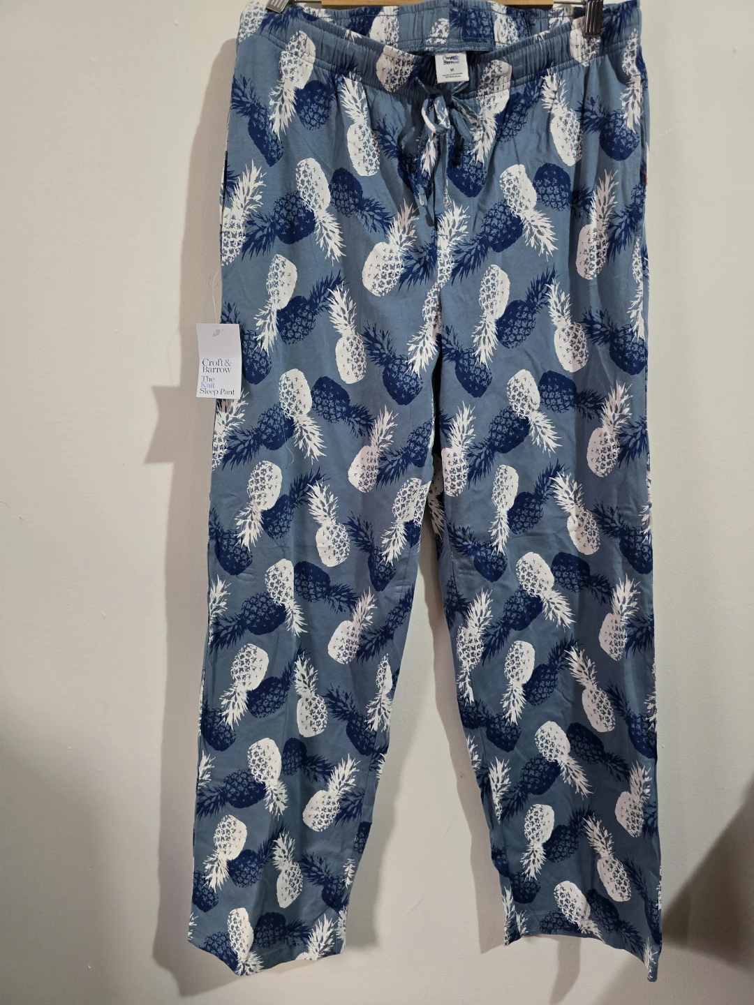 ​NWT Croft & Barrow Men's Cotton Pajama Pants Pineapple M L - photo 5