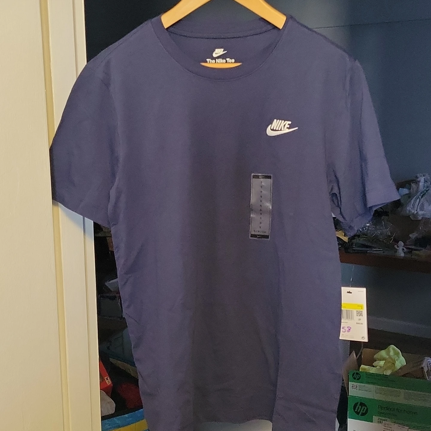 Nike The Nike Tee T-Shirt Navy Blue Size S