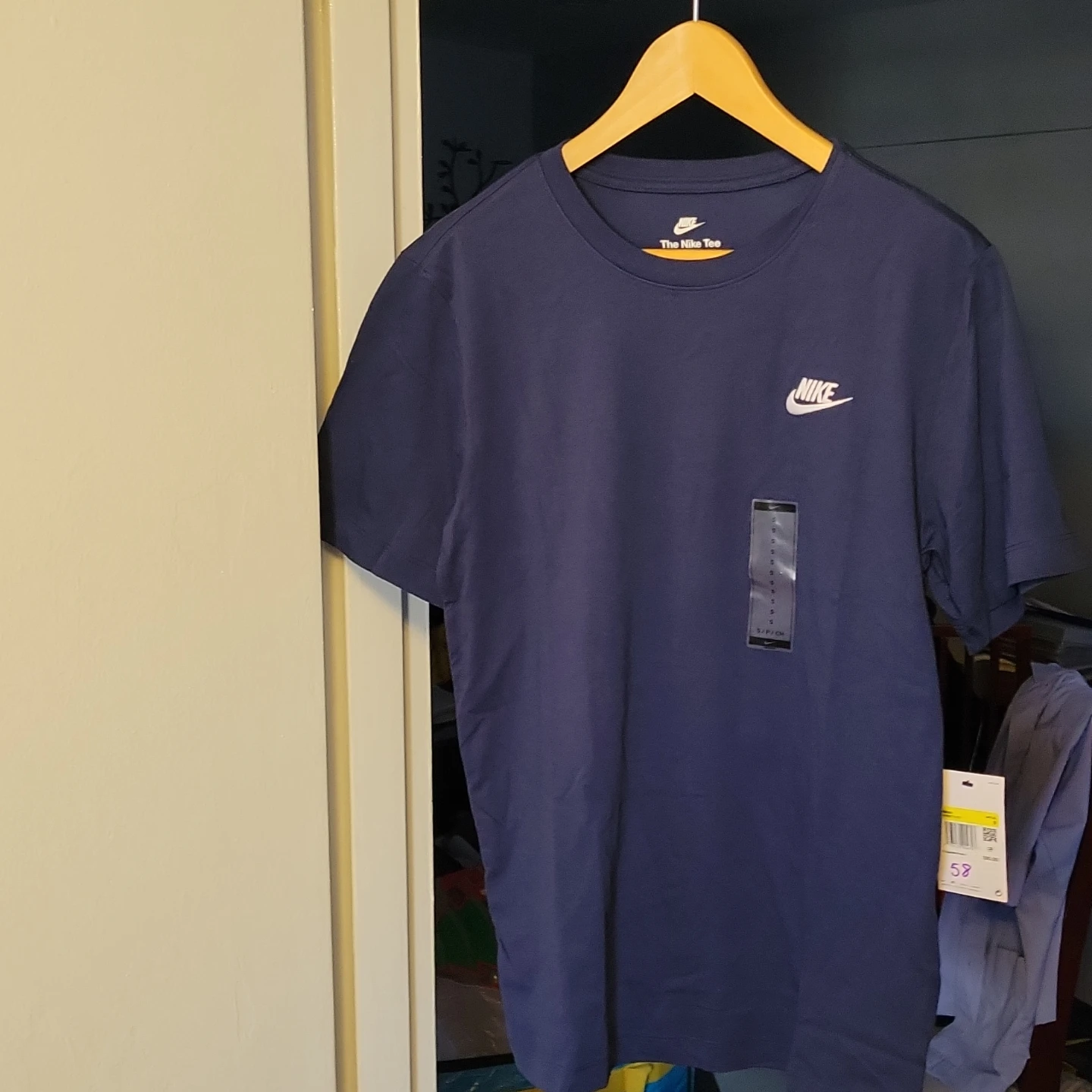 Nike The Nike Tee T-Shirt Navy Blue Size S - photo 2