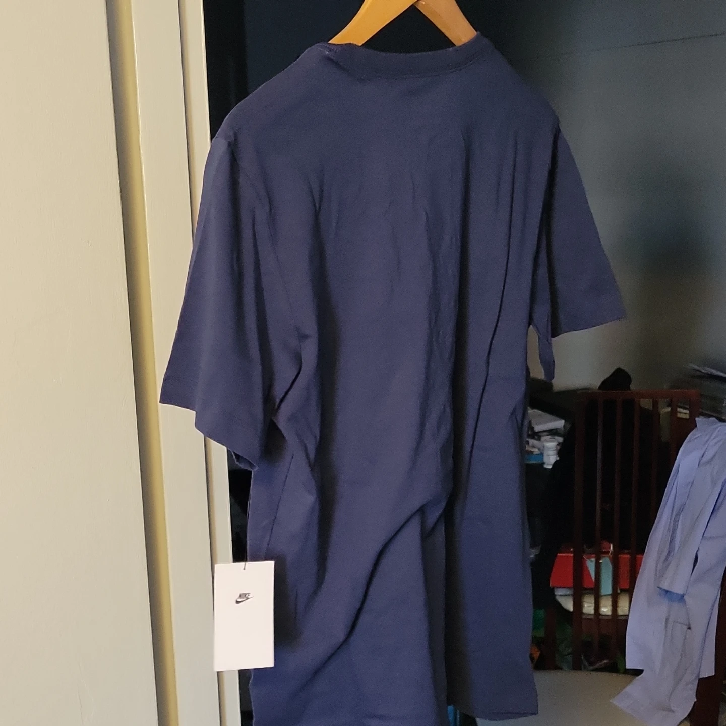 Nike The Nike Tee T-Shirt Navy Blue Size S - photo 4