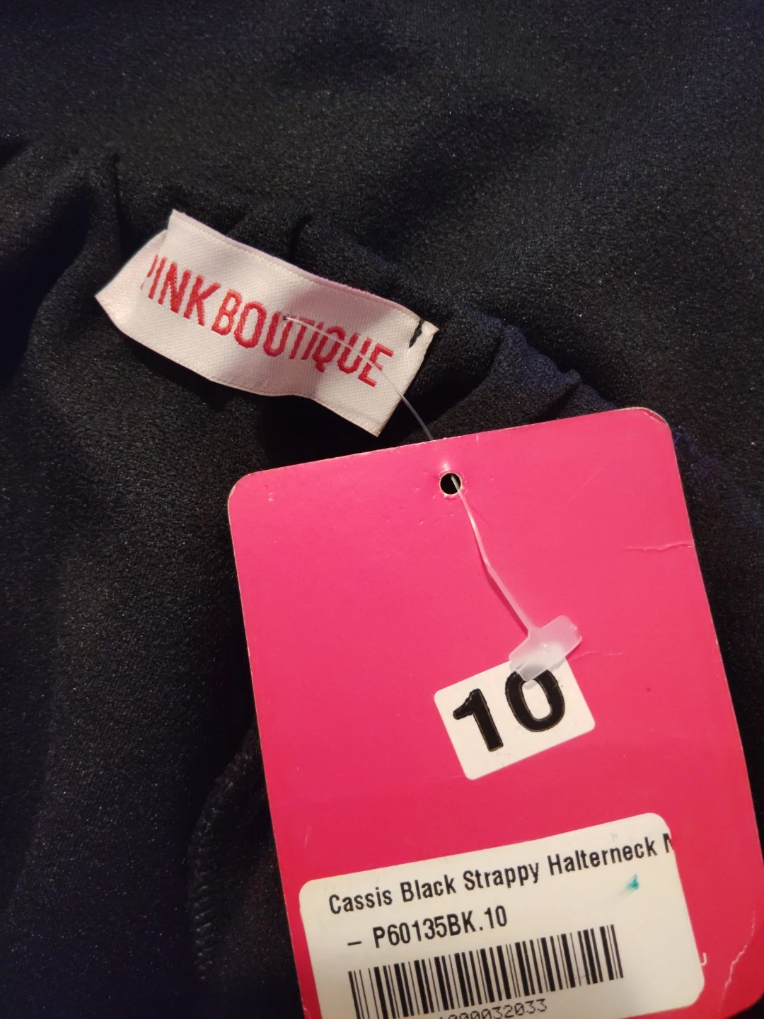 Pink Boutique Black Strappy Halterneck Dress - photo 2