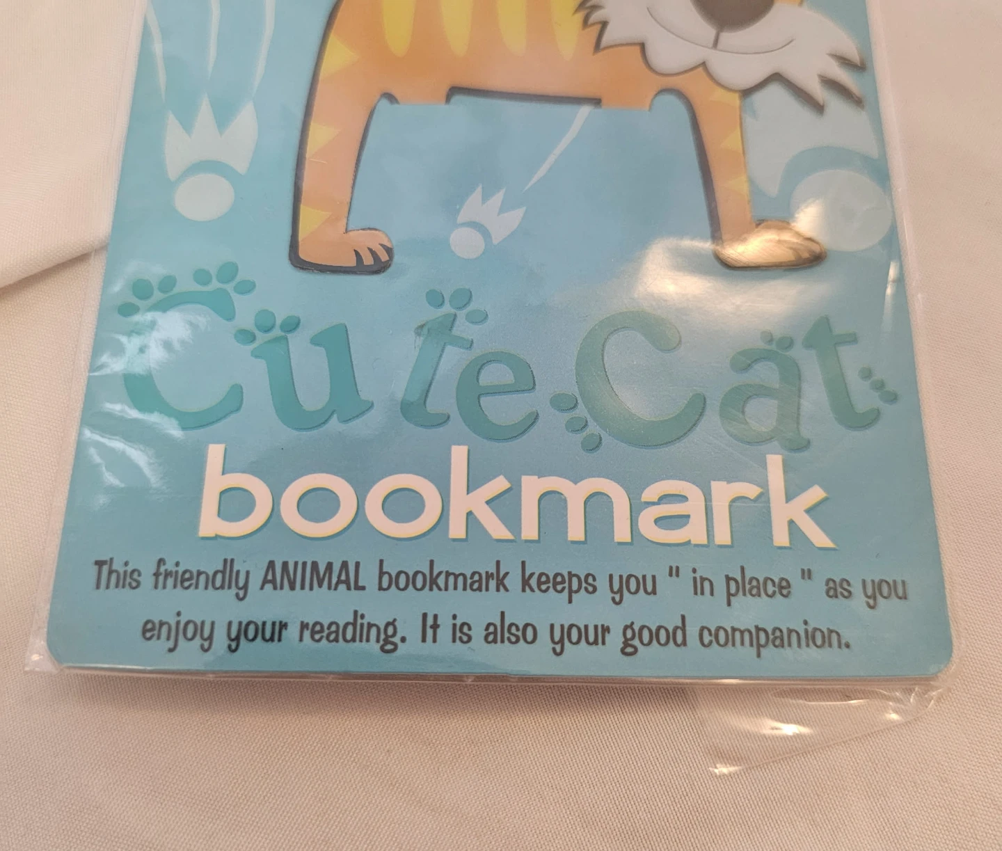 Multi-Coloured Cute Cat Bookmark - photo 3
