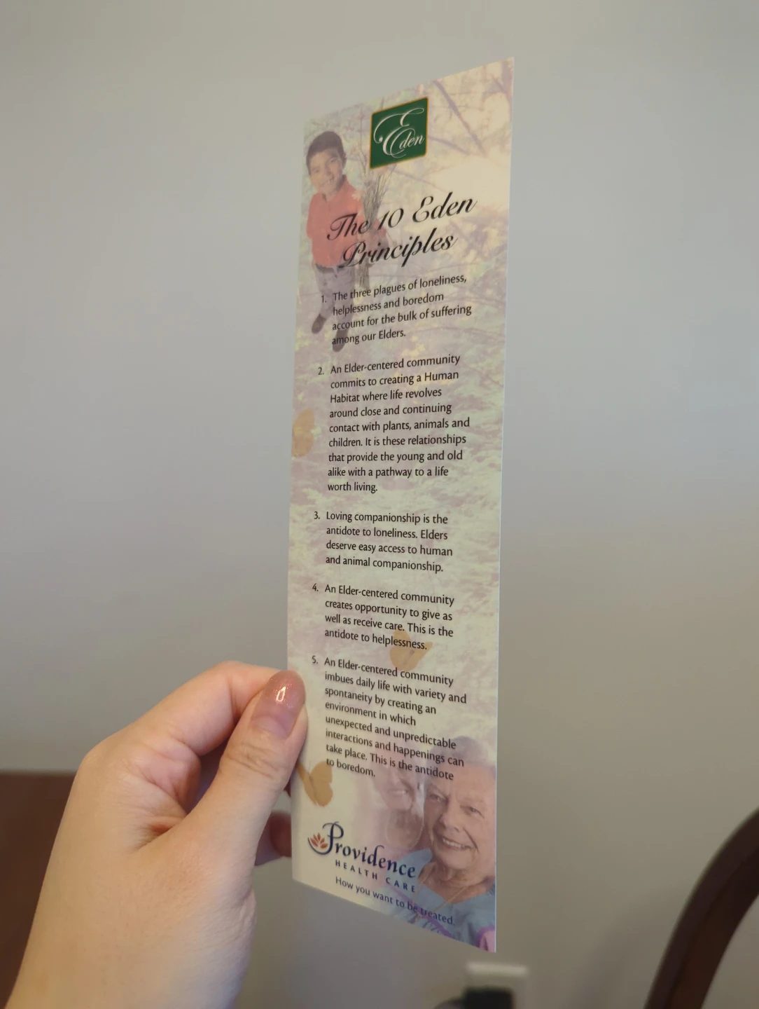 Free laminated bookmark