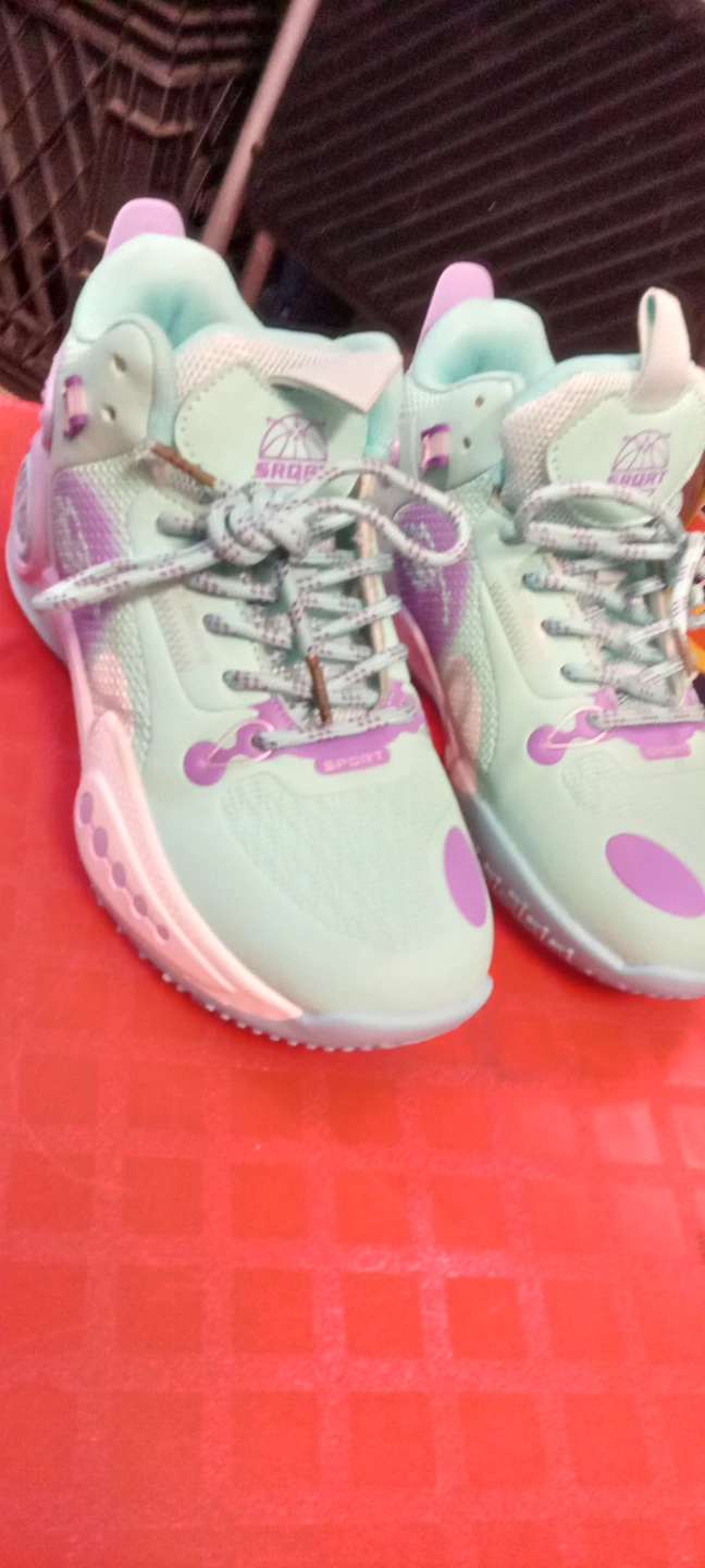 Really cute Kids Sneakers - Teal/Purple - Size 6 US - photo 3