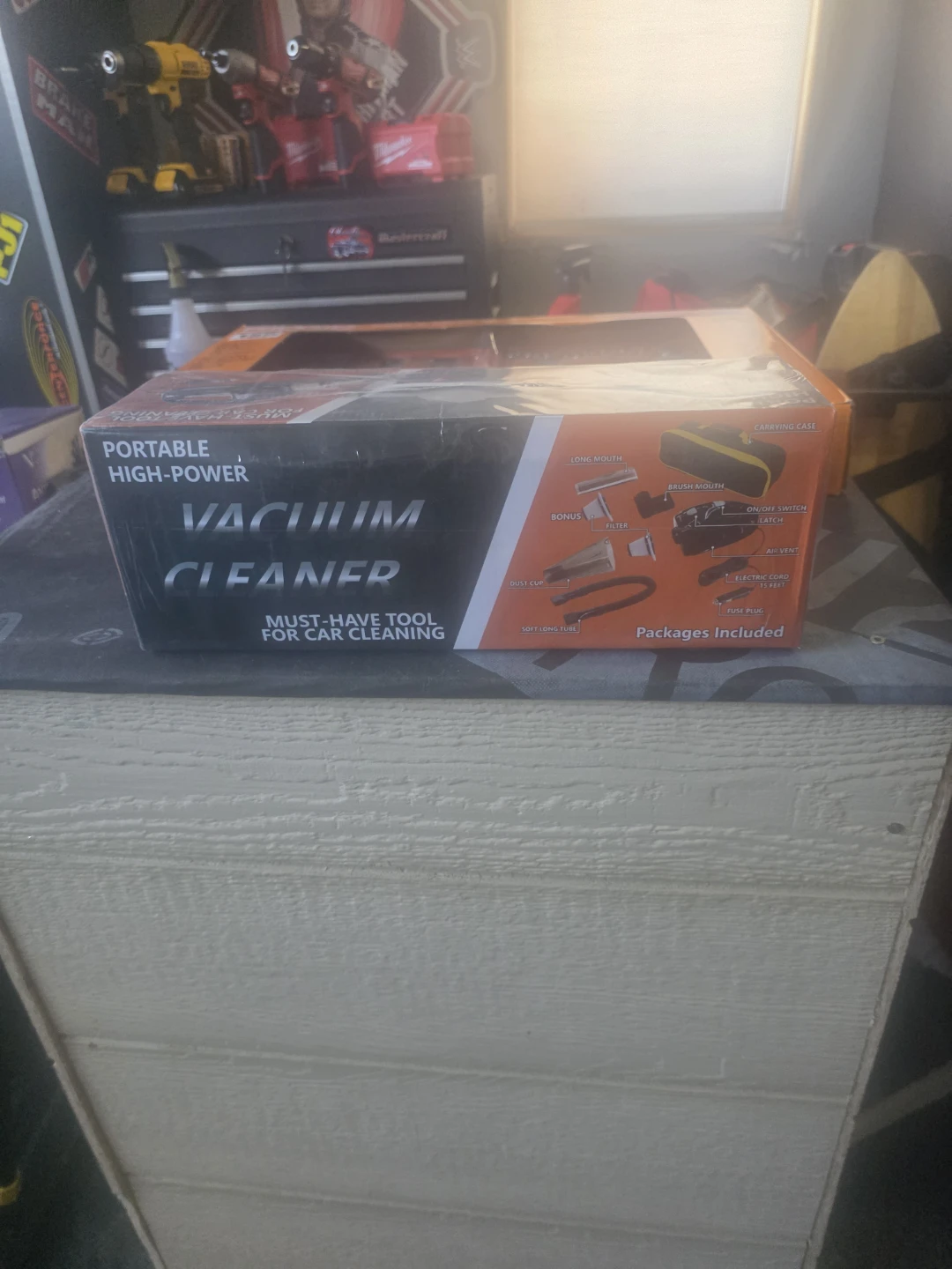 Portable High-Power Vacuum Cleaner for Car Cleaning