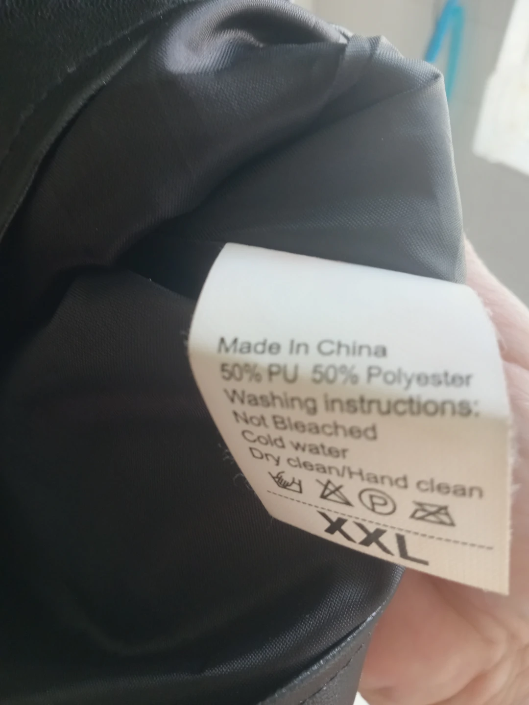 Black Faux Leather Vest - Size XXL - photo 3