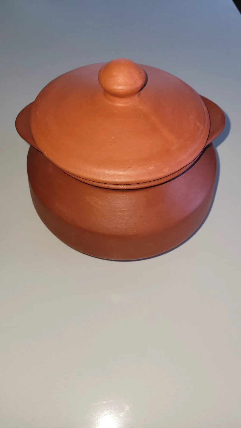 Terracotta Clay Pot with Lid