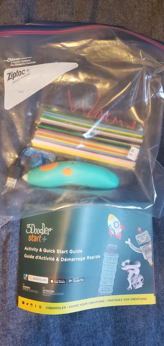3Doodler Start+ 3D Pen with Filament and Guide - photo 2