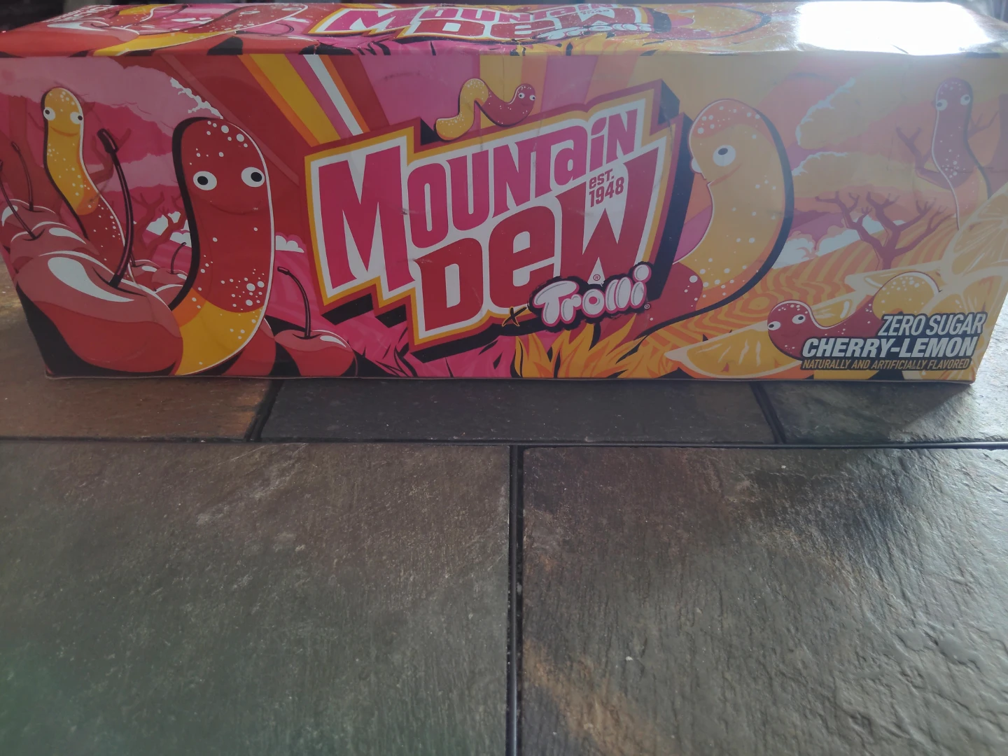 *Discontinued* Mountain Dew Trolli Cherry-Lemon 12 Cans - photo 2