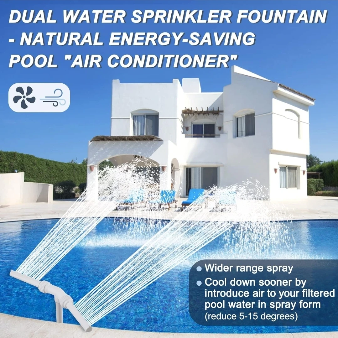 Zconiey Dual Water Sprinkler Fountain for Pools - photo 3
