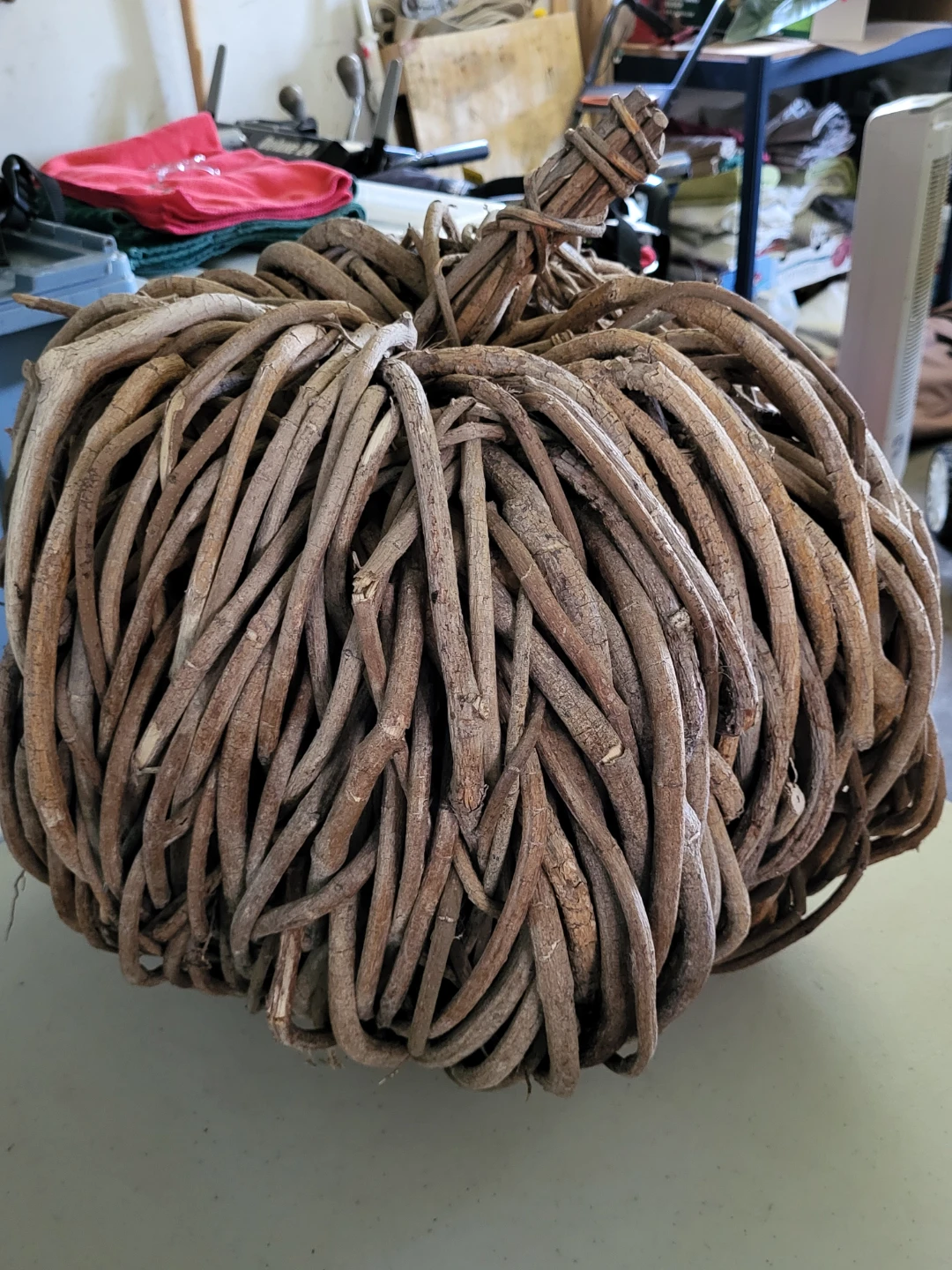Decorative Woven Vine Pumpkin - photo 2