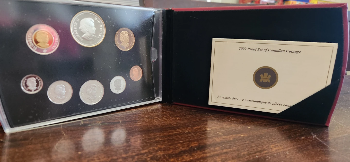2009 Royal Canadian Mint Proof Set of Canadian Coinage - photo 2