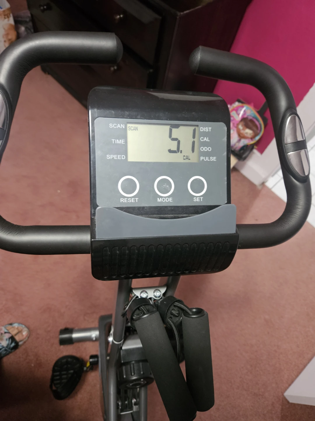 Magic Life Foldable Exercise Bike - Gray - photo 3