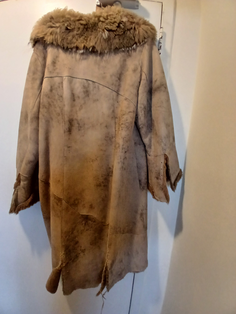 Xena by Belstaff Suede and Shearling Coat XXL - photo 3