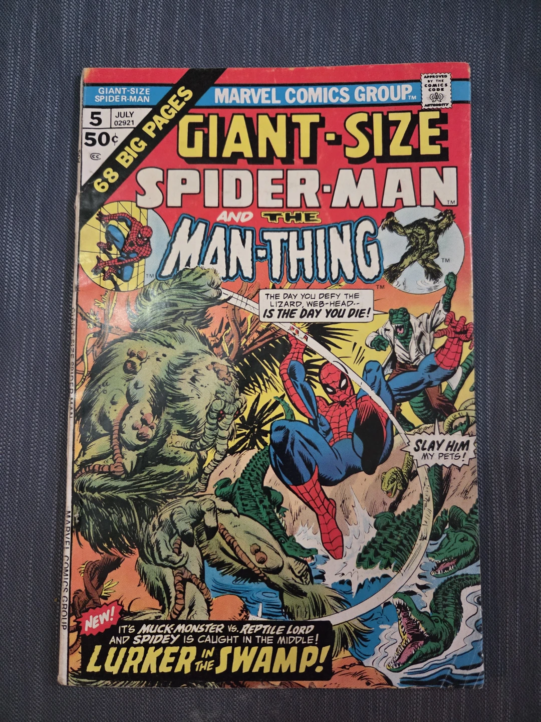 Giant-Size Spider-Man and The Man-Thing Comic #5