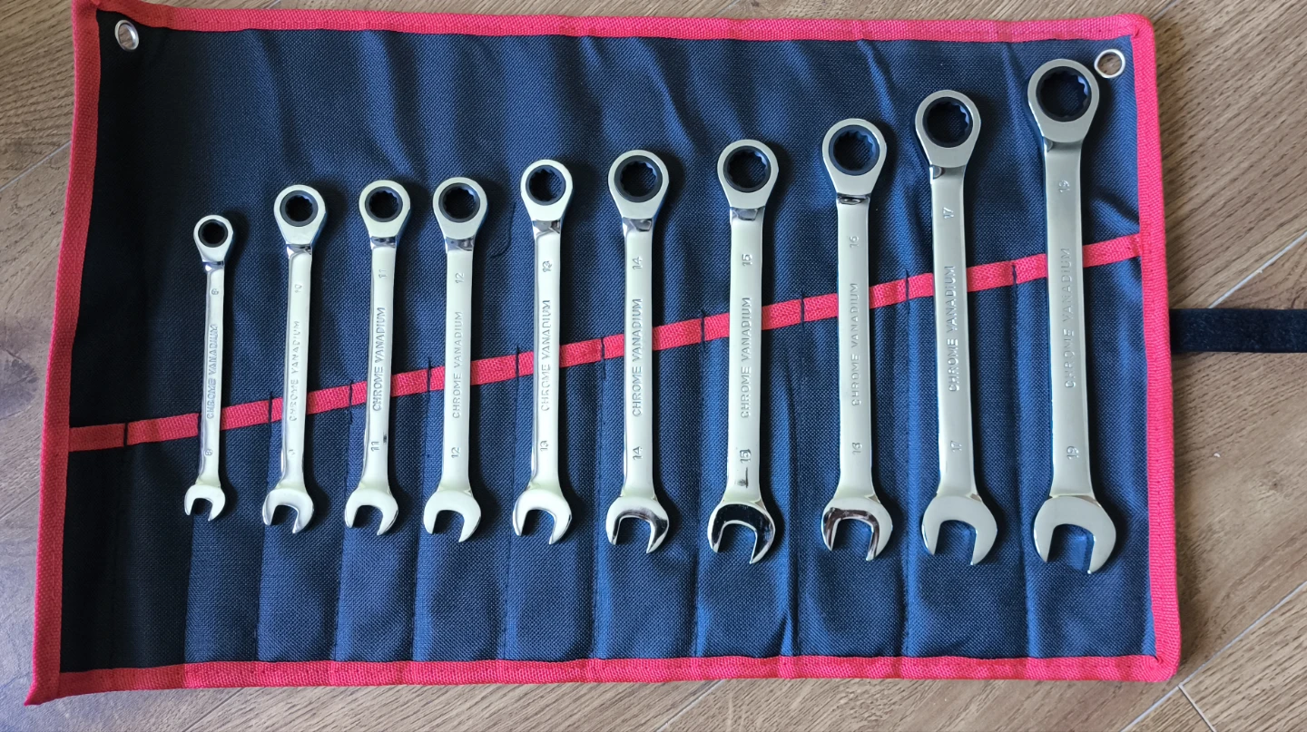 YOFE Professional Ratcheting Wrench Set – 10PCS