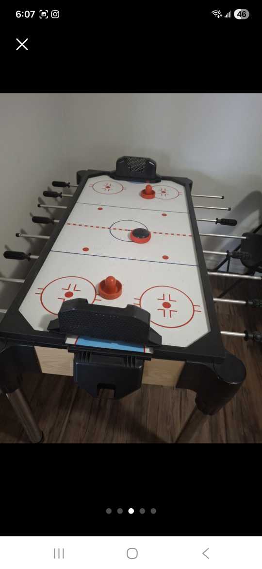 2-in-1 Foosball and Air Hockey Table - photo 2