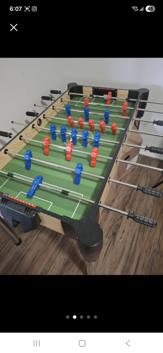 2-in-1 Foosball and Air Hockey Table - photo 3